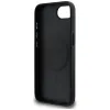 Guess Grained Hot Stamp Peony Triangle Logo MagSafe - Case for iPhone 16e (black)