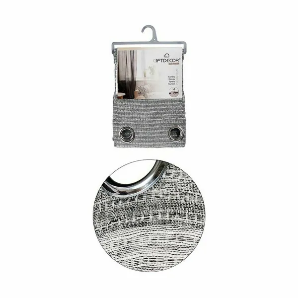 Užuolaidos Gift Decor Pilka 140 x 260 cm 34 x 3,5 x 26 cm 140 x 0,1 x 240 cm (6 vnt.)