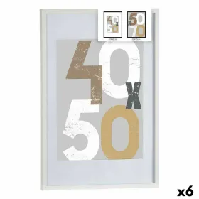 Фото рамка Gift Decor Белый полистирол Пластик Деревянный MDF 50 x 70 cm (6 штук)