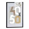 Настенные фоторамки Gift Decor Чёрный полистирол Пластик Деревянный MDF 50 x 70 cm (6 штук)