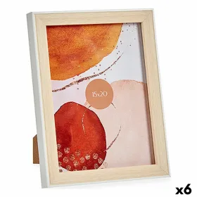 Фото рамка Gift Decor Белый Коричневый Натуральный Cтекло полипропилен (6 штук)