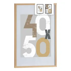 Nuotraukų rėmelis Gift Decor Natūralus polistirenas Plastmasinis Medžio MDF (6 vnt.)