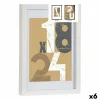 Фото рамка Gift Decor Белый Cтекло Деревянный MDF (6 штук)
