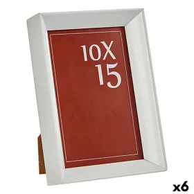 Nuotraukų rėmelis Gift Decor Balta stiklas Plastmasinis (6 vnt.)