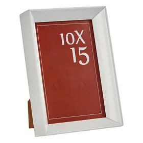 Photo frame Gift Decor White Glass Plastic (6 Units)