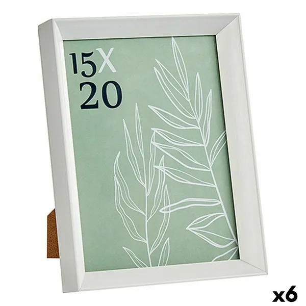 Фото рамка Gift Decor Белый Cтекло Пластик (6 штук)