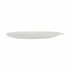 Centerpiece Gift Decor White MDF Wood 49 x 2,7 x 17,3 cm Decoration Leaf of a plant (6 Units)
