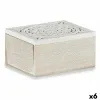 Декоративный шкафчик Gift Decor Белый Деревянный Металл (6 штук)