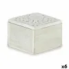 Декоративный шкафчик Gift Decor Белый Деревянный Металл (6 штук)