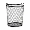 Korv Gift Decor Must Metall 40 L (4 Ühikut)