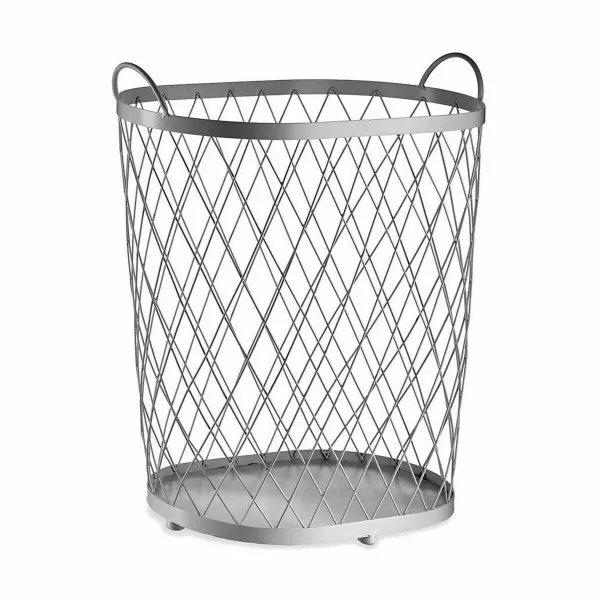 Корзина Gift Decor Серебристый Серебряный Металл 40 L (4 штук)