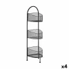 Shelves Gift Decor Black Metal 21,2 x 97 x 28,5 cm (4 Units)