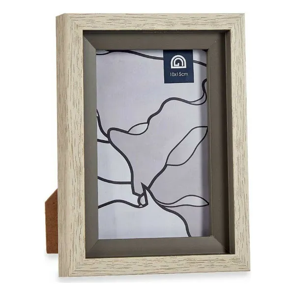 Nuotraukų rėmelis Gift Decor Rusvai gelsva Pilka Stiklas Plastmasinis (6 vnt.)