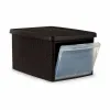 Контейнер для хранения с крышкой Stefanplast Elegance Коричневый Пластик Боковой (5 штук)