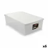 Sandėliavimo dėžutė su dangteliu Stefanplast Elegance Balta Plastmasinis (6 vnt.)