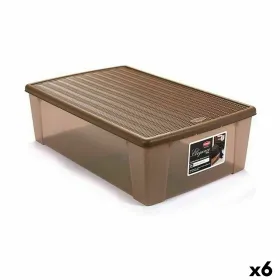 Контейнер для хранения с крышкой Stefanplast Elegance Бежевый Пластик (6 штук)