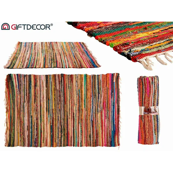 Kilimas Gift Decor Spalvotas 120 x 2 x 180 cm 20 x 62 x 20 cm 17 x 62 x 17 cm (4 vnt.)