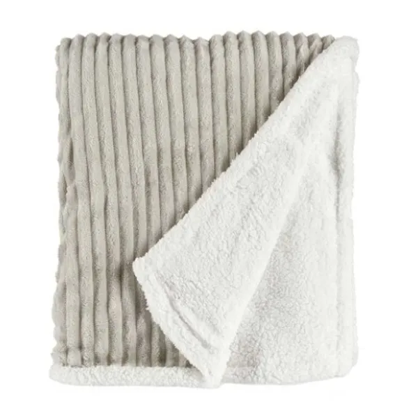Antklodė Gift Decor Balta Pilka 200 x 150 x 1,5 cm (6 vnt.)