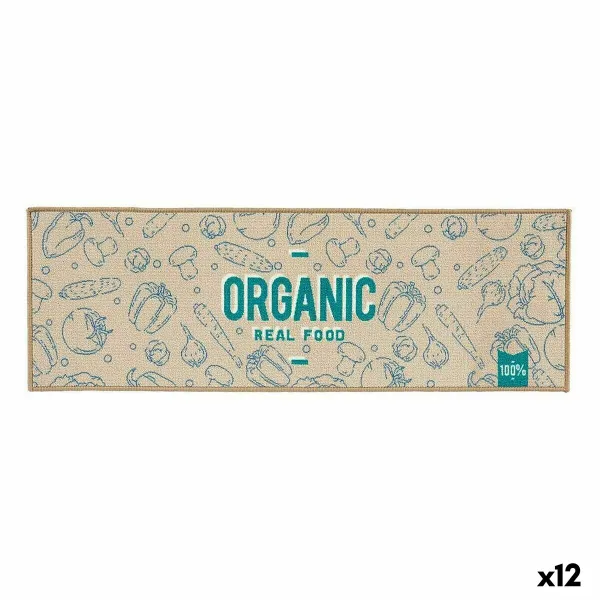 Carpet Kinvara Organic Beige 40 x 120 cm 40 x 0,05 x 119 cm Multi-use (12 Units)