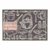 Carpet Kinvara My Kitchen Grey 40 x 60 cm 40 x 0,05 x 60 cm Multi-use (24 Units)