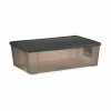 Контейнер для хранения с крышкой Stefanplast Elegance Серый Прозрачный Пластик 30 L (6 штук)