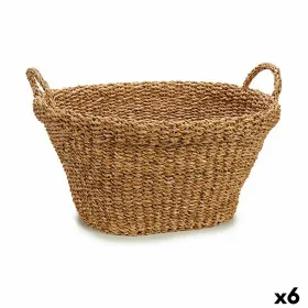 Корзина Gift Decor Коричневый Морские водоросли 32 L С ручками (6 штук)