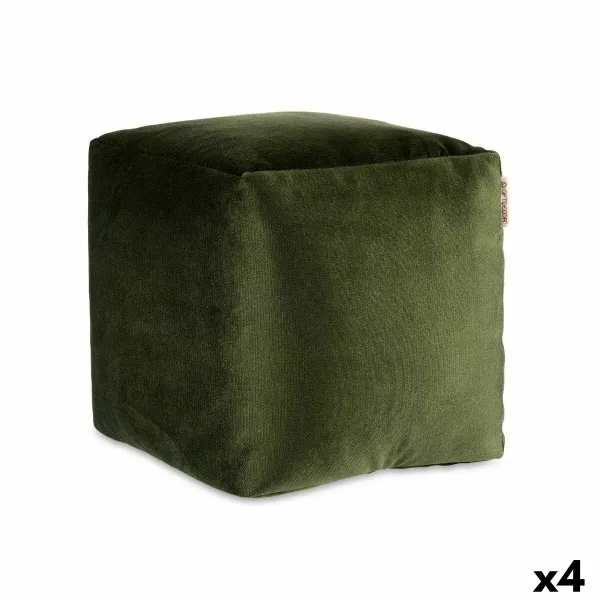 Pehmustettu istuin Gift Decor Vihreä polystyreeni Sametti (4 osaa)