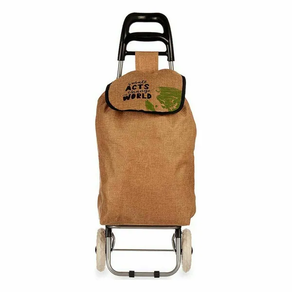 Pirkinių krepšys Kinvara Ruda Juoda Žalia 3,3 L 36 x 95 x 35 cm (10 vnt.)