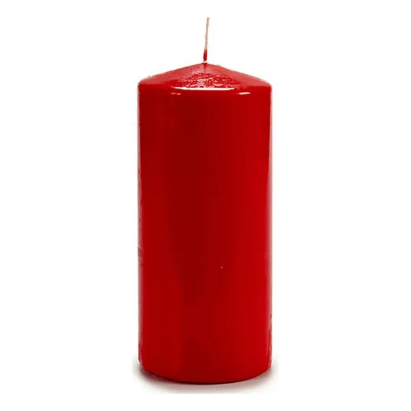 Candle Acorde Red 9 x 20 x 9 cm (4 Units)