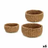 Krepšių rinkinys Gift Decor Ruda Jūros dumbliai 1 L 3 L 4,5 L (6 vnt.)