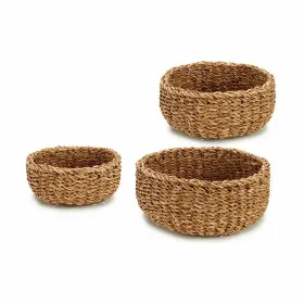 Набор корзин Gift Decor Коричневый Морские водоросли 1 L 3 L 4,5 L (6 штук)