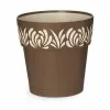 Vazonas su automatiniu drėkinimu Stefanplast Gaia Ruda Plastmasinis 19 x 19 x 19 cm (12 vnt.)