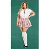 Erotic Costume Teacher’s Pet School Girl Pink Queen size