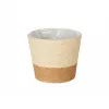 Planter Ibergarden Brown Rope Plastic 19,5 x 17,5 x 19,5 cm 19,5 x 16,5 x 19,5 cm (24 Units)