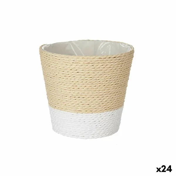stādītājs Ibergarden Balts Virve Plastmasa 14 x 12,5 x 14 cm 14 x 13 x 14 cm (24 gb.)