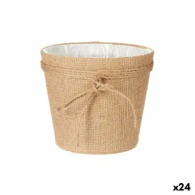 Kasvit Ibergarden Ruskea Kangas Lasso 19,5 x 17,5 x 19,5 cm 19 x 17 x 20 cm (24 osaa)