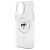 Karl Lagerfeld IML Metal Choupette Head MagSafe - Case for iPhone 12 / iPhone 12 Pro (White)