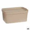 Контейнер для хранения с крышкой Kipit Бежевый Пластик 7,5 L (12 штук)