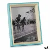 Фото рамка Gift Decor Синий Белый Стеклянный Деревянный MDF (6 штук)