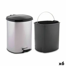 Pedalų dėžė Berilo Sidabras Plastmasinis 6 L (6 vnt.)