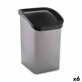 Šiukšlių dėžė Berilo Tamsiai pilka Plastmasinis 23 L Savivartis sunkvežimis (6 vnt.)
