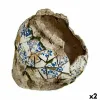 Koristeellinen puutarhahahmo Ibergarden Polyresiini Maljakko 29 x 27 x 30 cm (2 osaa)