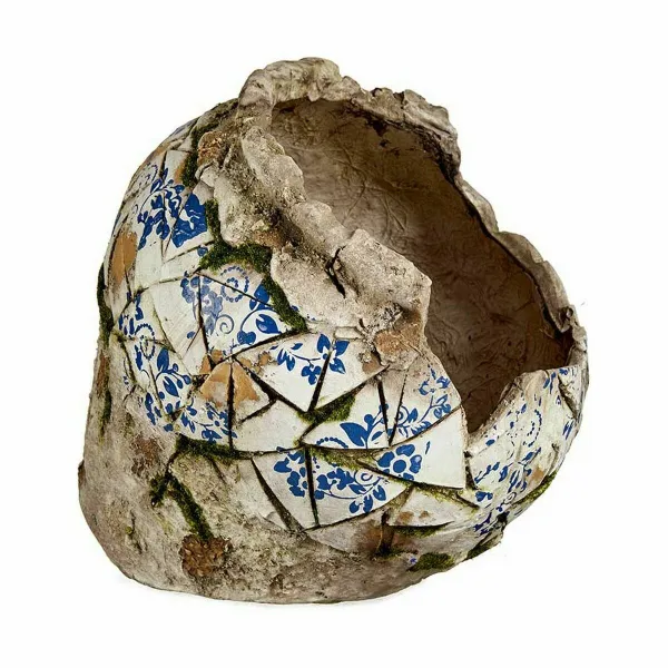 Koristeellinen puutarhahahmo Ibergarden Polyresiini Maljakko 29 x 27 x 30 cm (2 osaa)