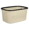 Skalbinių krepšys Kipit Juoda Kreminė Plastmasinis 36 L 36 x 25,5 x 52,5 cm (12 vnt.)