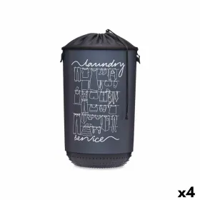 Корзина для белья Kipit Laundry Sevice Темно-синий Ткань Пластик 40 L 34 x 52,5 x 34 cm (4 штук)
