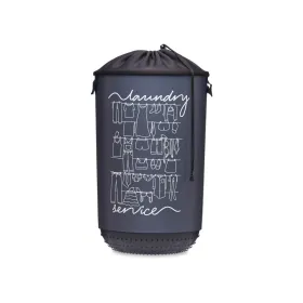 Корзина для белья Kipit Laundry Sevice Темно-синий Ткань Пластик 40 L 34 x 52,5 x 34 cm (4 штук)