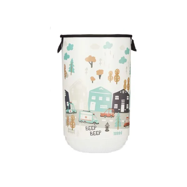 Корзина для белья Kipit Ткань Пластик Детский шоссе 40 L 34 x 52,3 x 34 cm (4 штук)