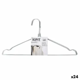 Drabužių pakabų rinkinys Kipit Sidabras Metalinis 40 x 1 x 20 cm (24 vnt.)