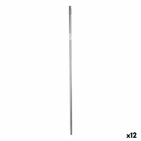Harjanvarsi Harmaa Metalli 2,3 x 130 x 2,3 cm (12 osaa)
