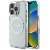 Guess IML Metal Colored Circle Classic Logo MagSafe - Case for iPhone 16 Pro (white)